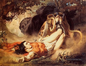  Alma Peintre - La mort d’Hippolytus romantique Sir Lawrence Alma Tadema